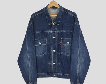 Vintage LEVI'S 507 Type 2 II Selvedge Denim Trucker Jacket Size 38