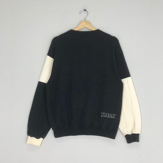 Vintage 90's L'garage Uomo Japan Sweater Embroidery Design