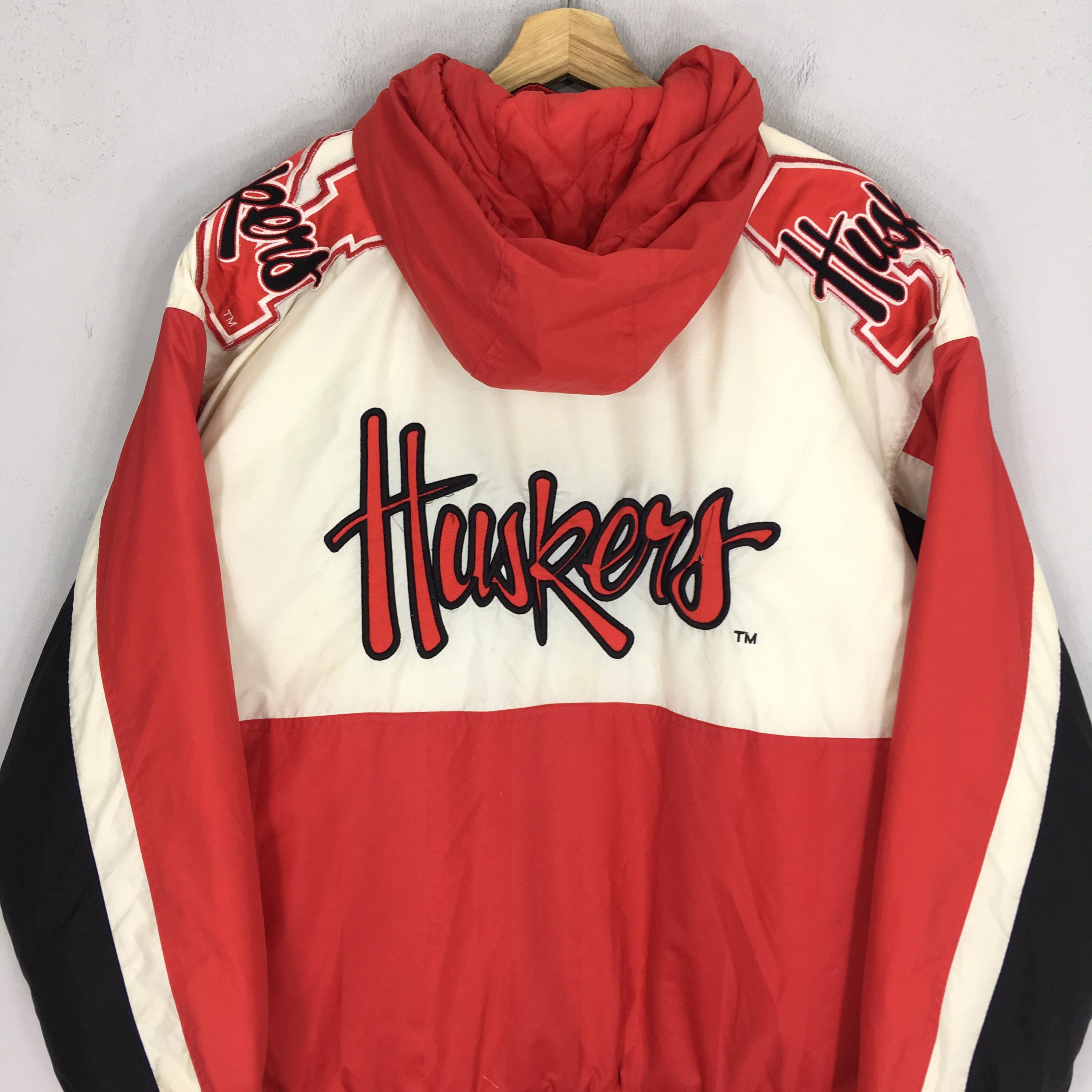 Vintage 90s Nebraska Huskers Ncaa Red Jacket Large Nebraska Vintage 90s Nebraska Huskers Ncaa Red Jacket Large Nebraska