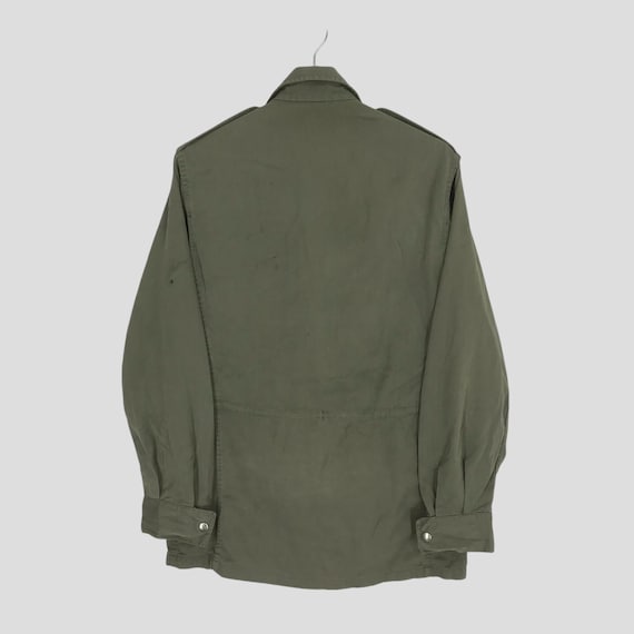 Vintage Army Field Jacket Olive Green Small Army Workers Jacket