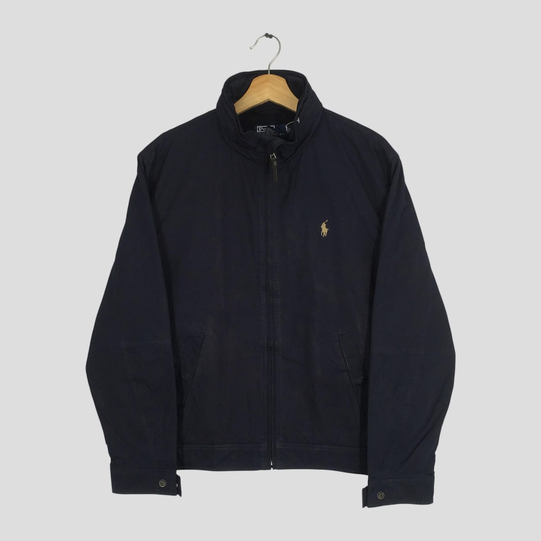 Vintage 90's Polo Ralph Lauren Blue Casual Jacket Medium Polo