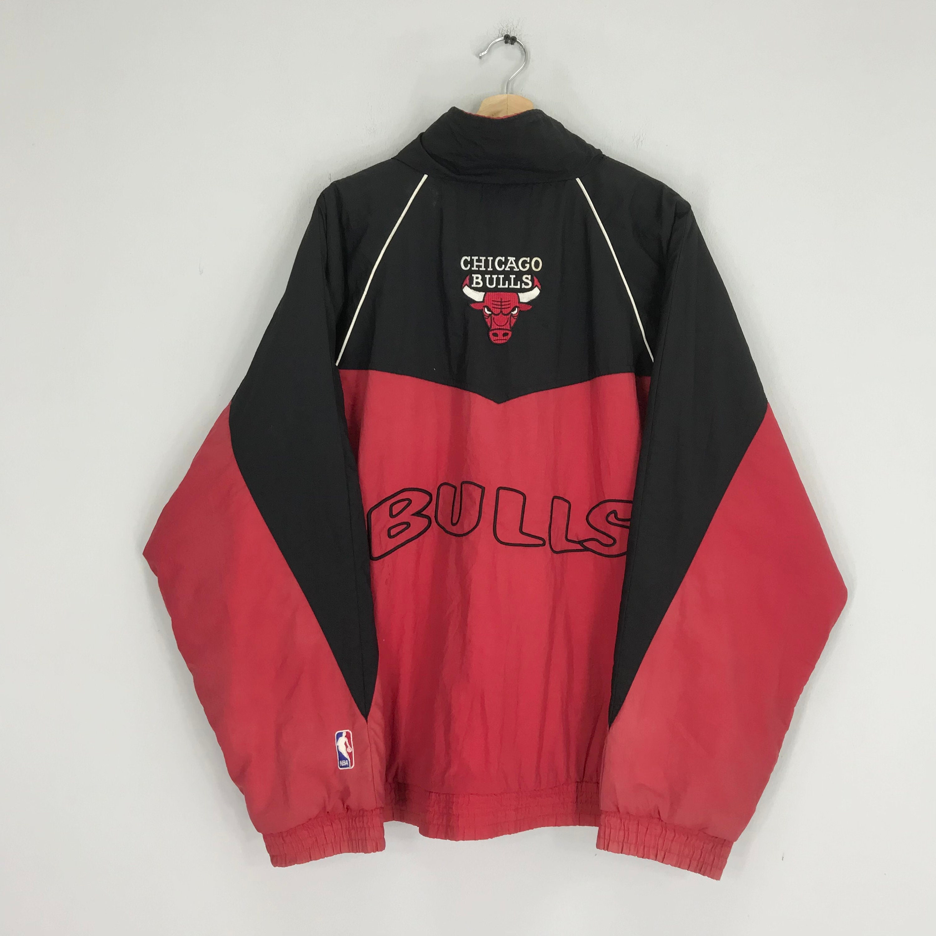 Vintage 90's Chicago Bulls American Basketball Team Zipper Jacket