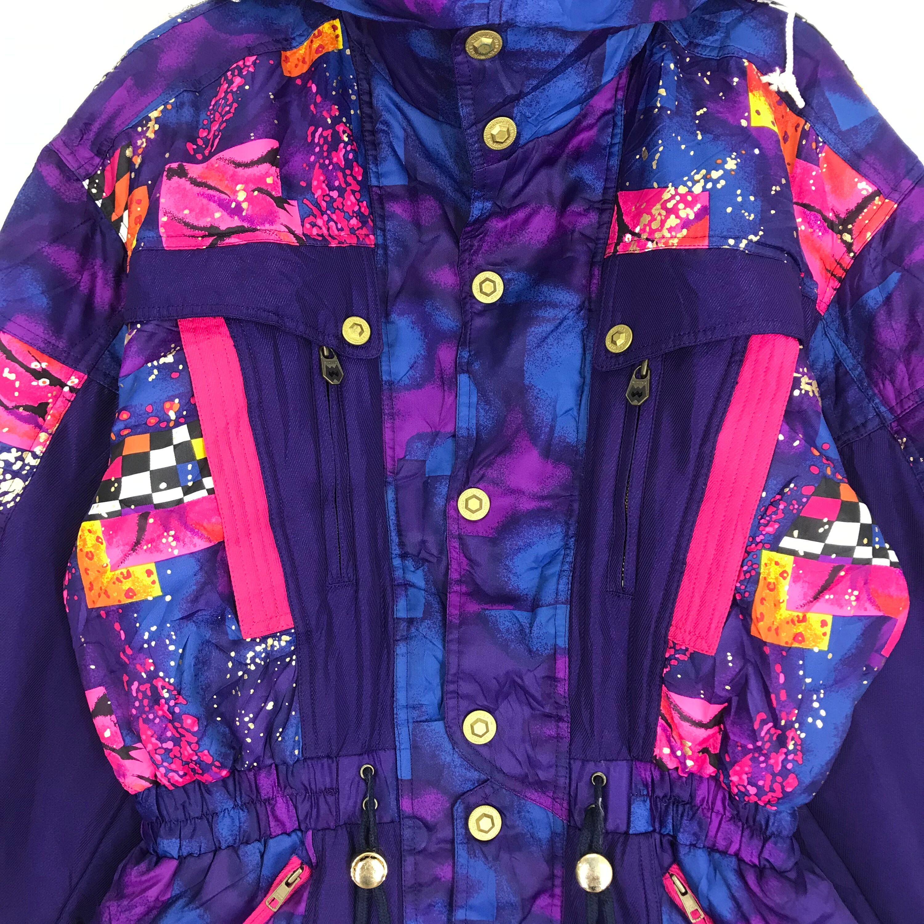 Vintage 90's Windex Ski Wear Jacket Colorblock Skiing
