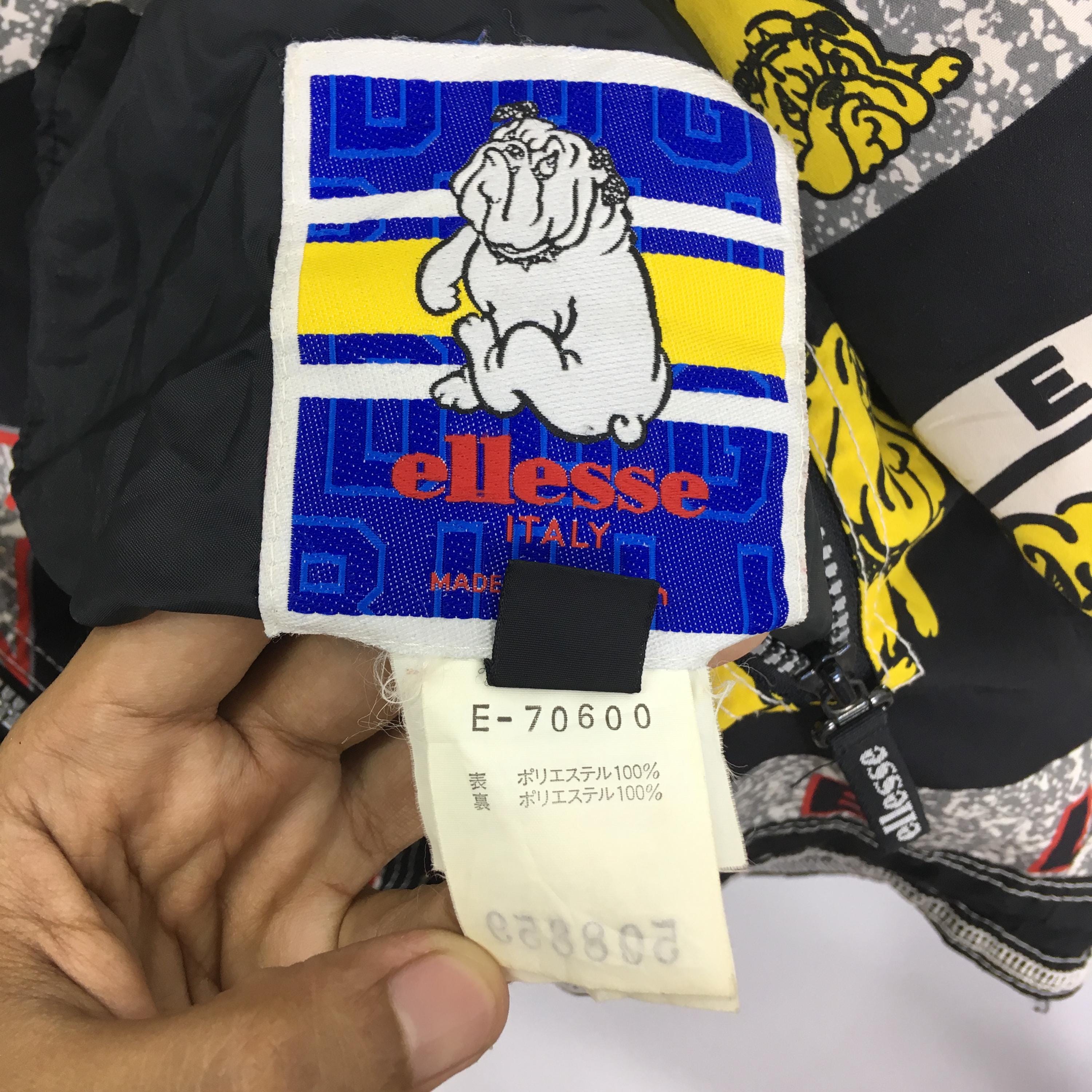 Vintage 90s Ellesse Bulldog Ski Wear Reversible Jacket
