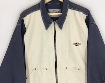 Vintage 90s Quiksilver Saltwater Denim Jacket Xlarge Quiksilver