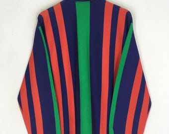 Vintage 90's Polo Ralph Lauren Multicolor Striped Xlarge Polo