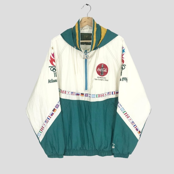 Vintage 1996 Olympics Atlanta Collection Summer Games Windbreaker