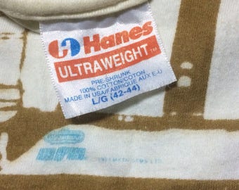 Rare!! Vintage Led Zeppelin Allover Print Band Promo T-shirt Large