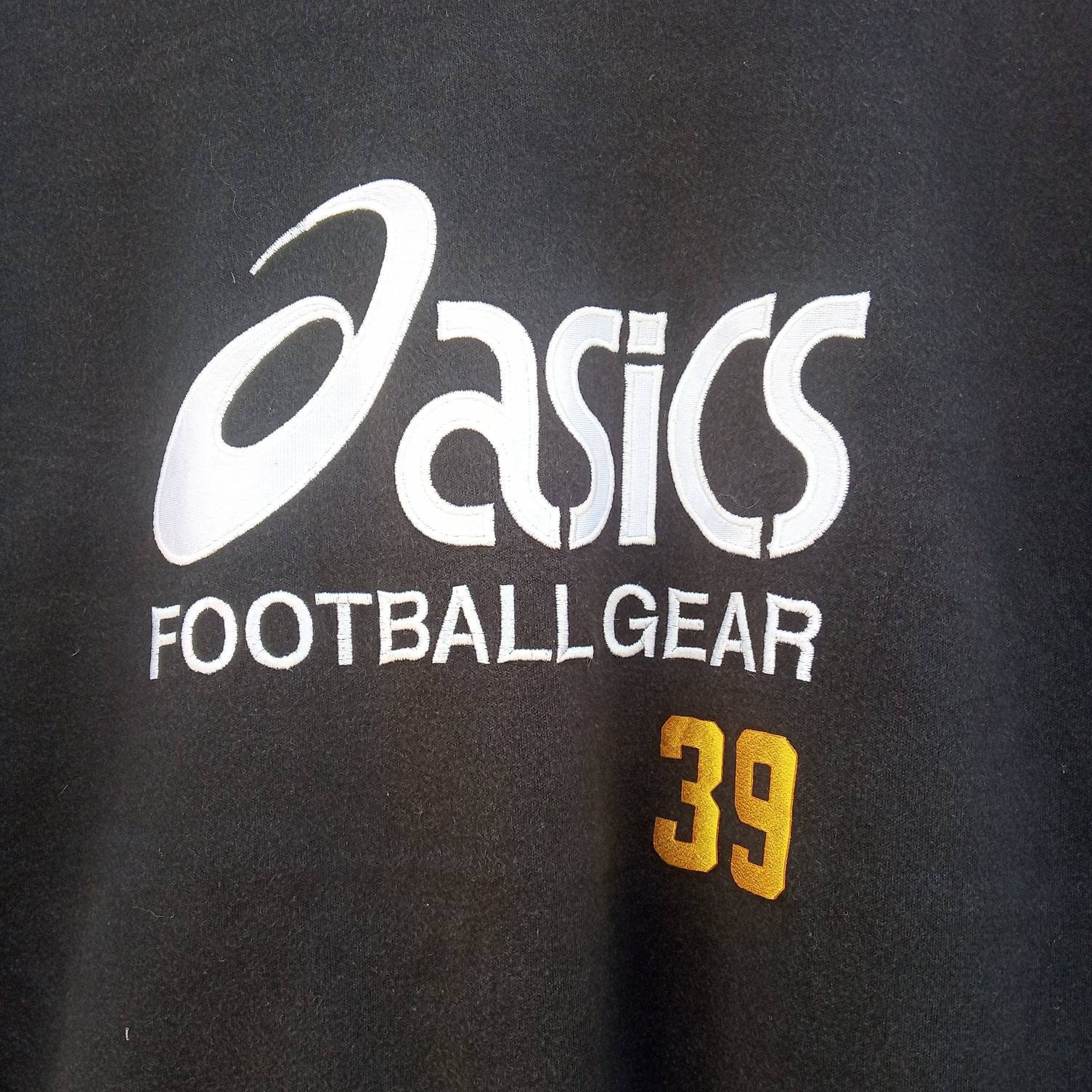 ASICS Football Gear Big Logo Asics Sport Embroidery Logo - Etsy UK