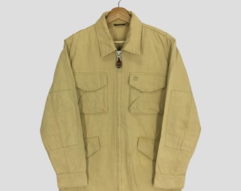 Vintage 90's Timberland Weathergear Zipper Jacket Double Pocket