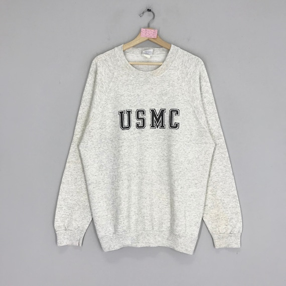 Vintage USMC Marine Corps Sweatshirts United States Marine Corps Sweater Usmc Logo Crewneck Usmc Pullover Military US Marine Jumper Size L Etsy UK