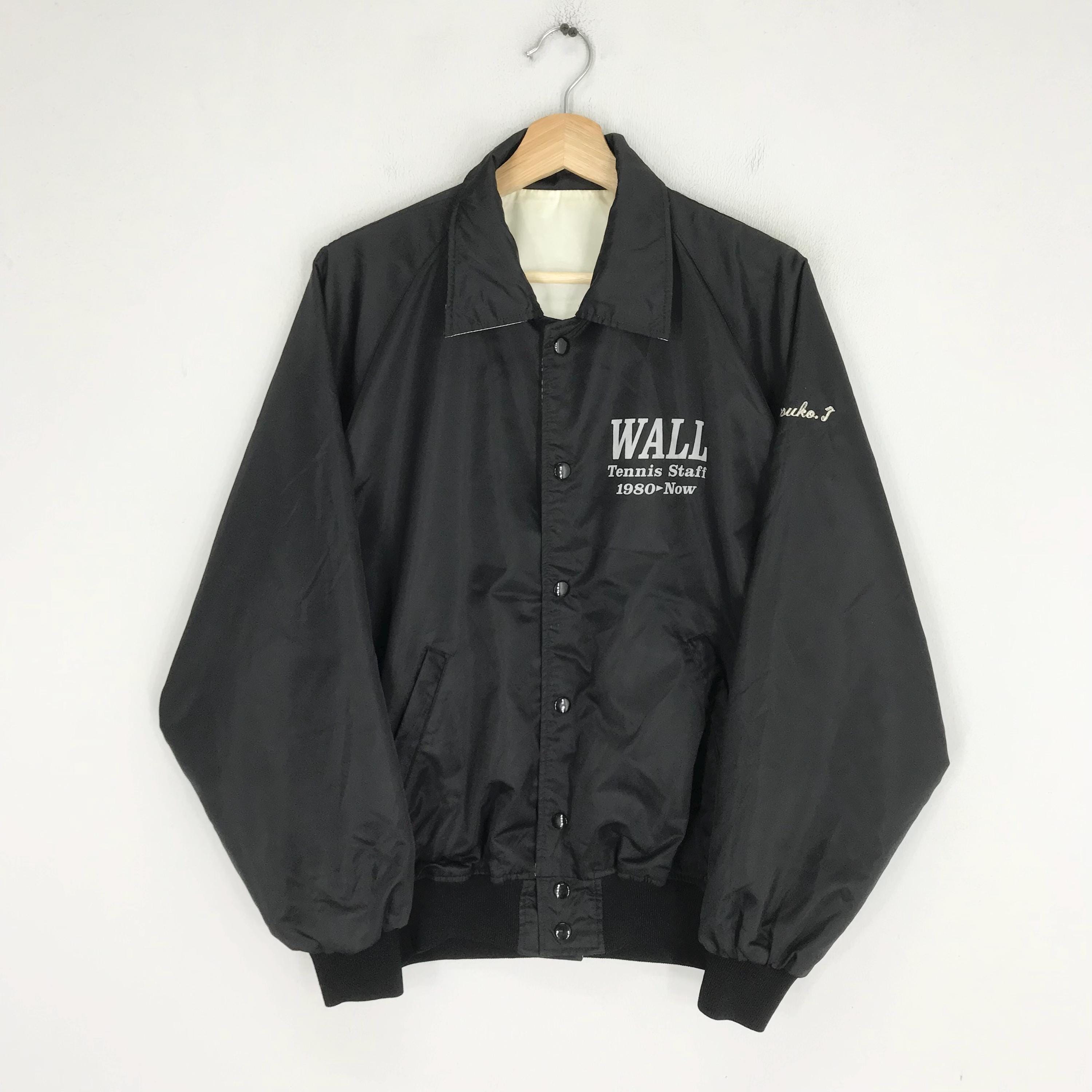 Vintage 90s Wall Tennis Club Varsity Reversible Jacket Vintage 90s Wall Tennis Club Varsity Reversible Jacket