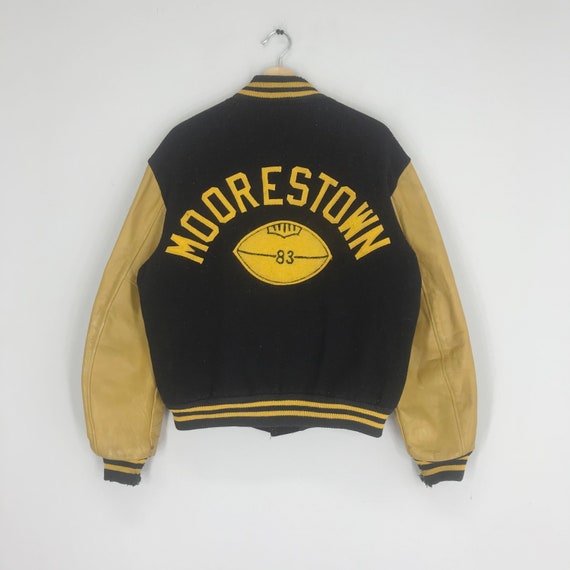 Vintage 80's Butwin Letterman Varsity Jacket Leather Sleeves Vintage 80's Butwin Letterman Varsity Jacket Leather Sleeves
