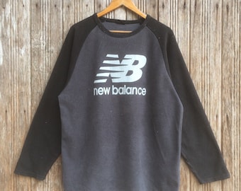 Sudadera con capucha y logo grande de New Balance, unisex, talla grande