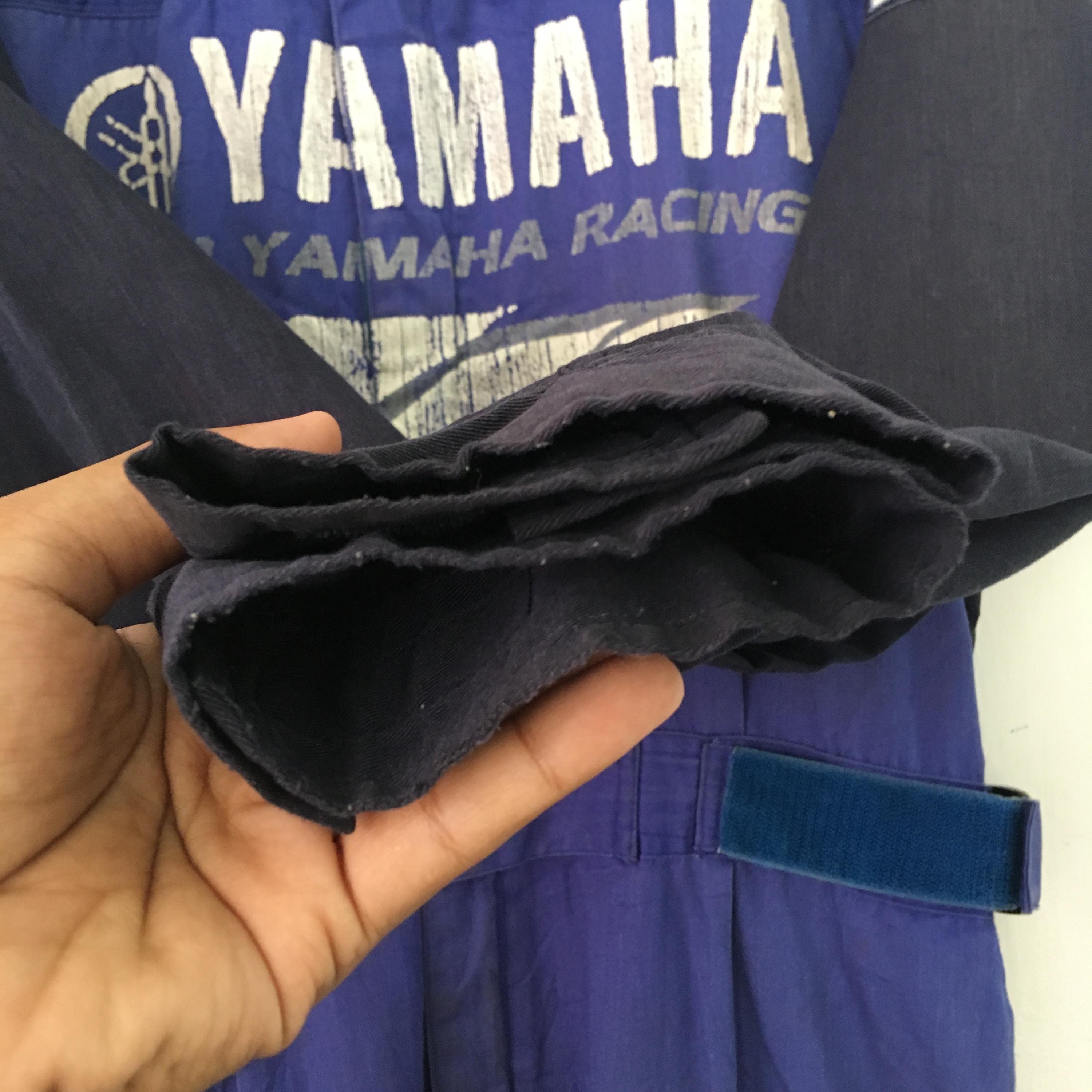 Vintage 90s Distressed Yamaha Japan Racing Team Blue Coveralls