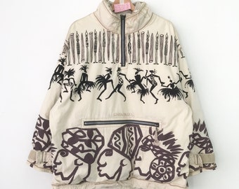 Vintage 1990s ELLESSE Bulldog Ski Jacket Large Ellesse Skiing Cold