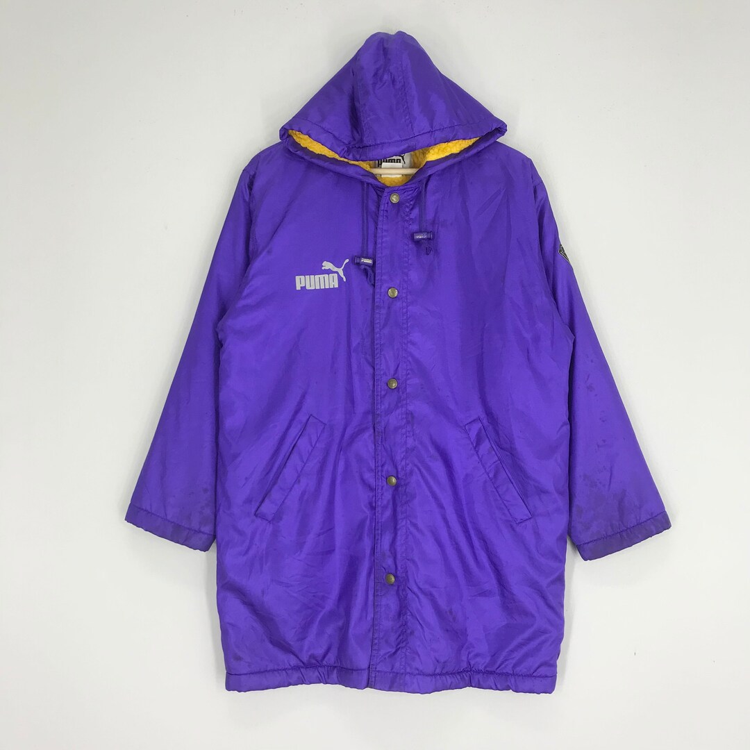 Rare!! Puma Sport Big Logo Warmer Jacket Hoodie Puma Cougars