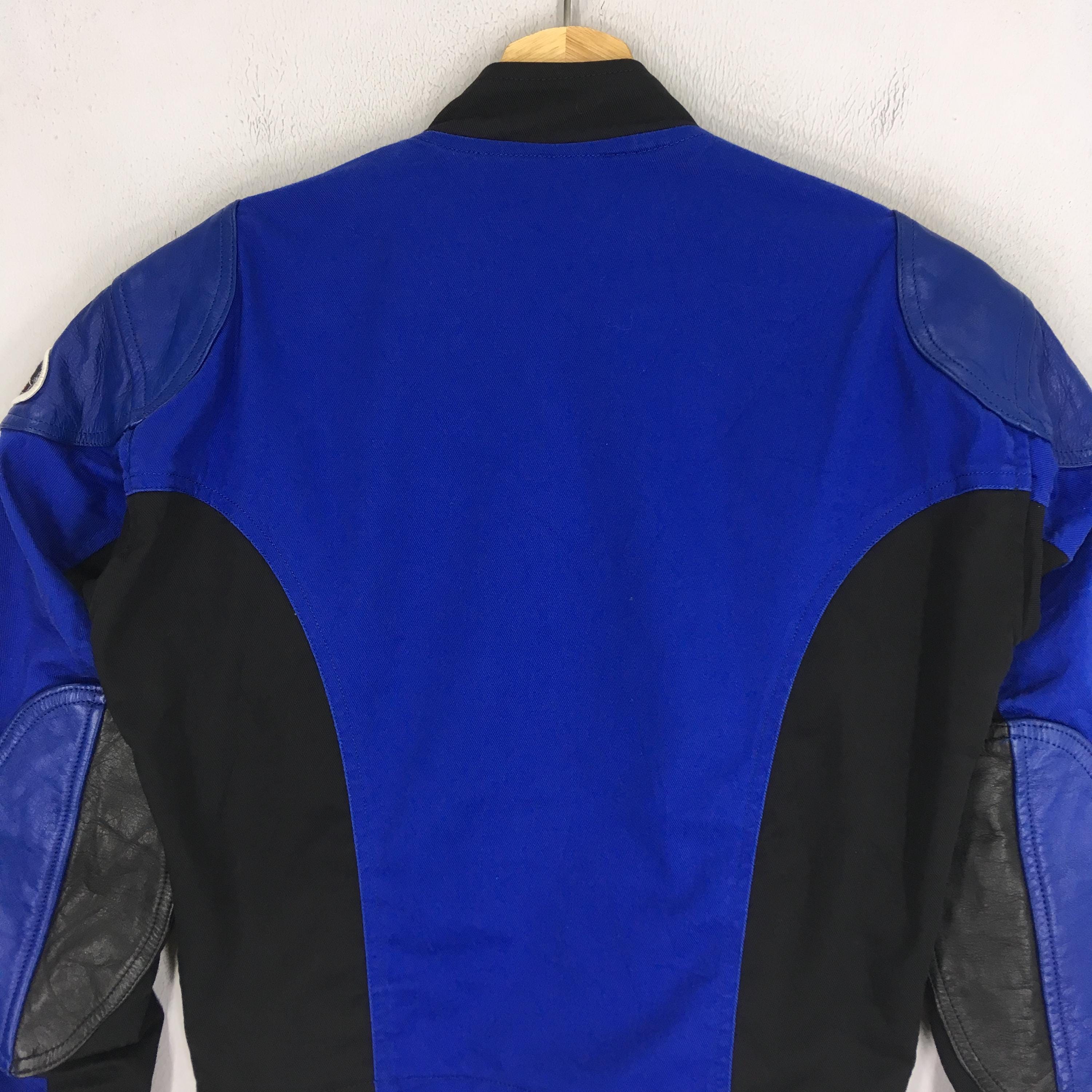 Vintage 90's Kushitani Hamamatsu Motorsport Blue Riding Zipper