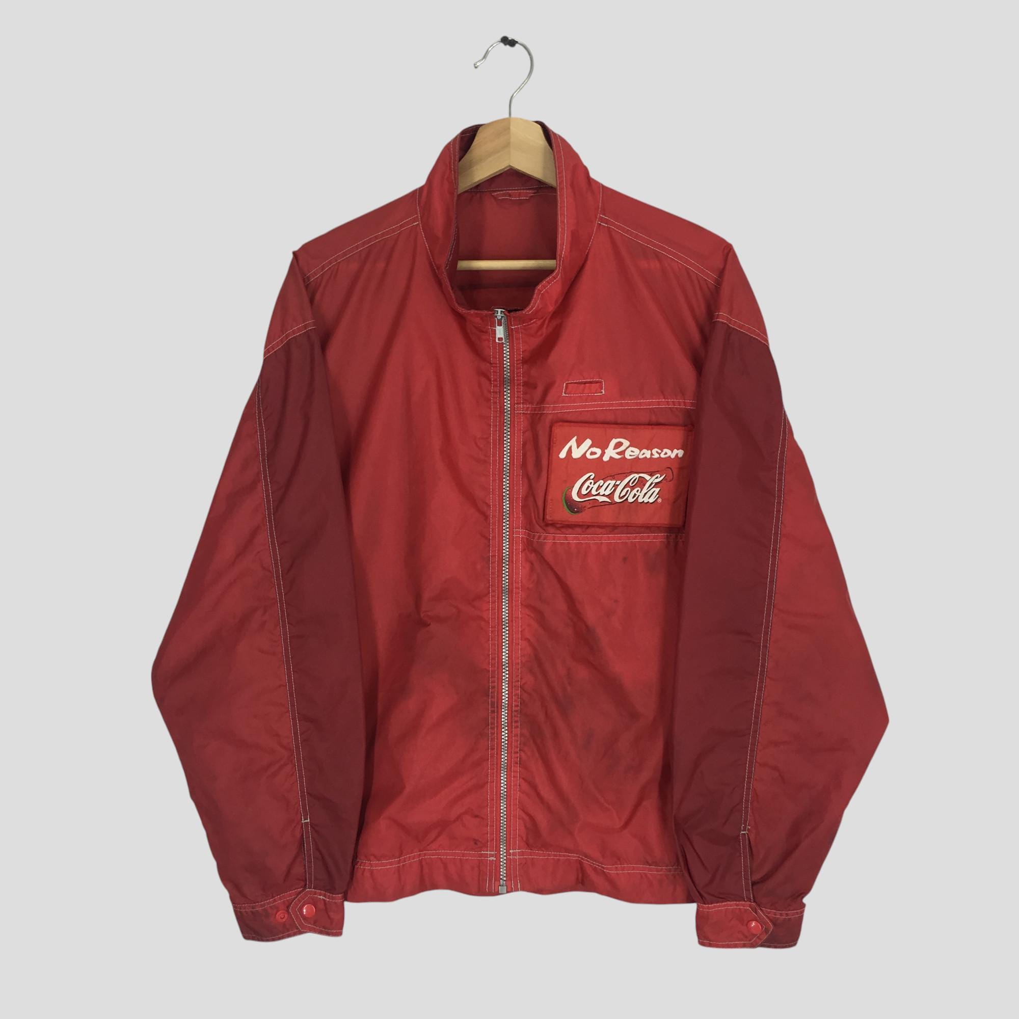 ヴィンテージ 90 年代 コカコーラ レッド ライト ジャケット ラージ