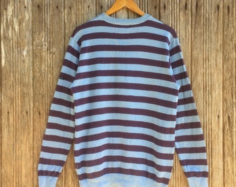 【PEARLY GATES】 Women's Striped Logo Print Hooded Jumper Genuine PEARLY GATES GOLF Womens Striped Logo Print Hooded