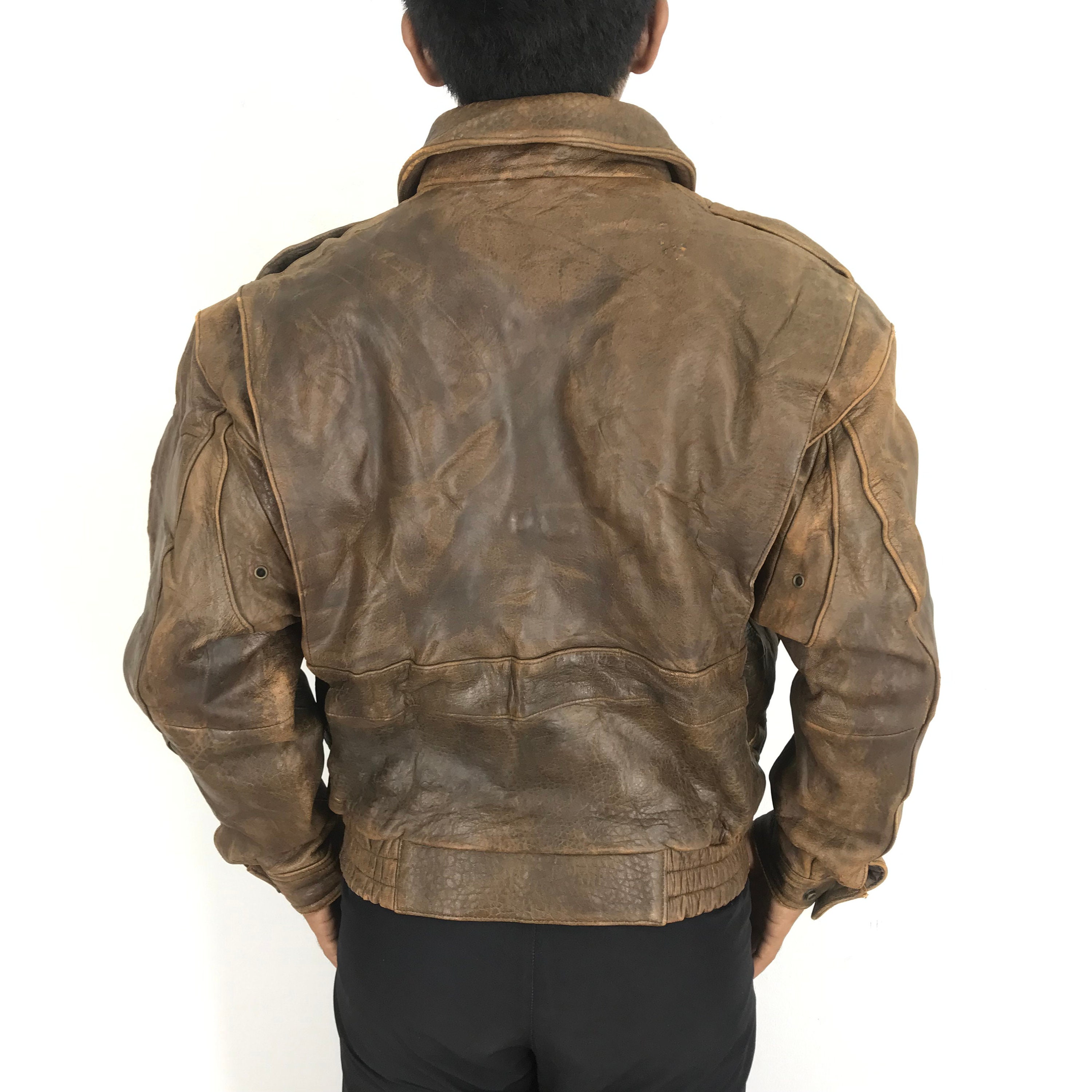 Vintage Leather Jacket Type G-1 U.S.A.A.F Army Bomber Jacket Vintage Leather Jacket Type G-1 U.S.A.A.F Army Bomber Jacket