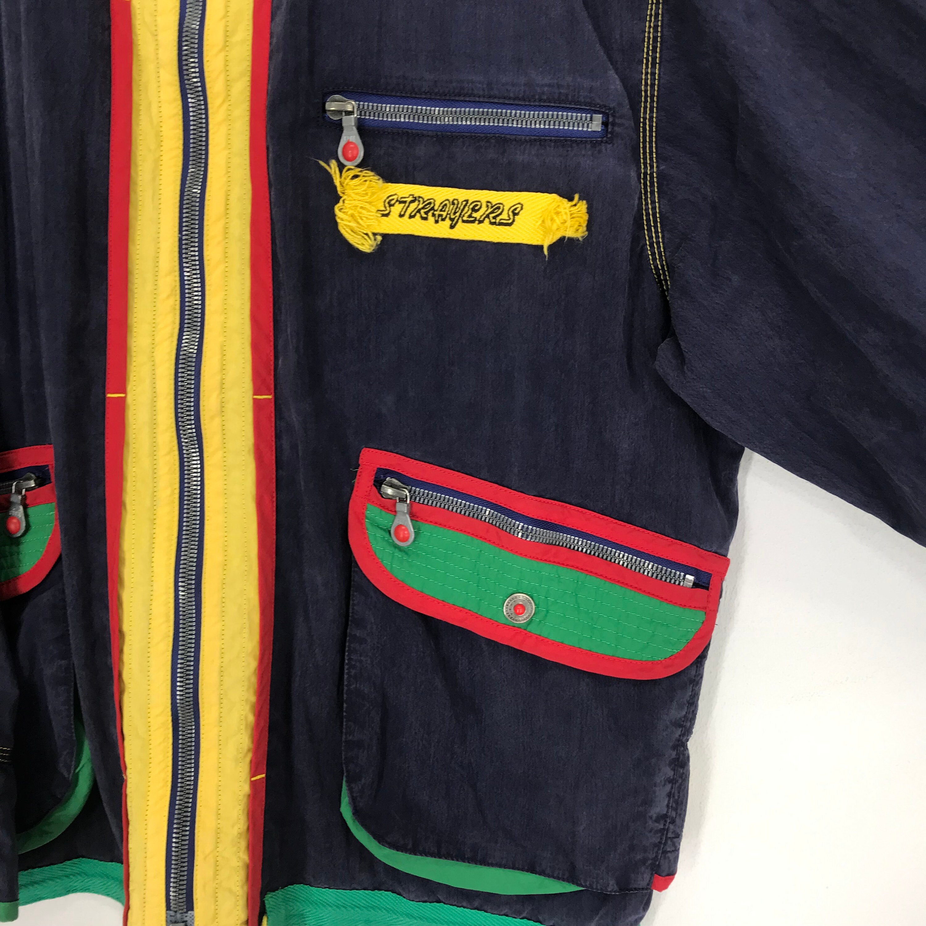 Vintage 90s Pia Sport Winter Jacket Blue Three Pocket