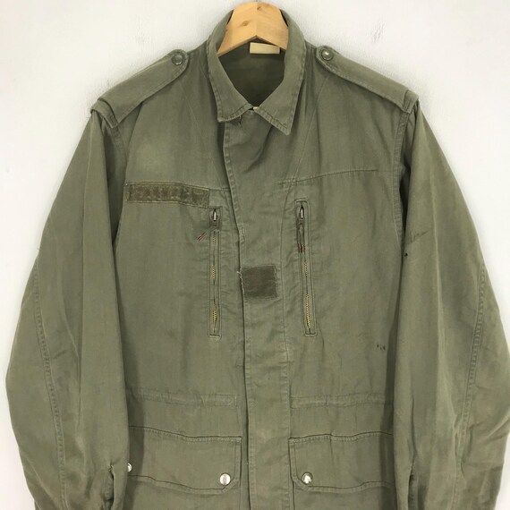 Original Canadian Army Field Jacket Combat Military Surplus Olive Green