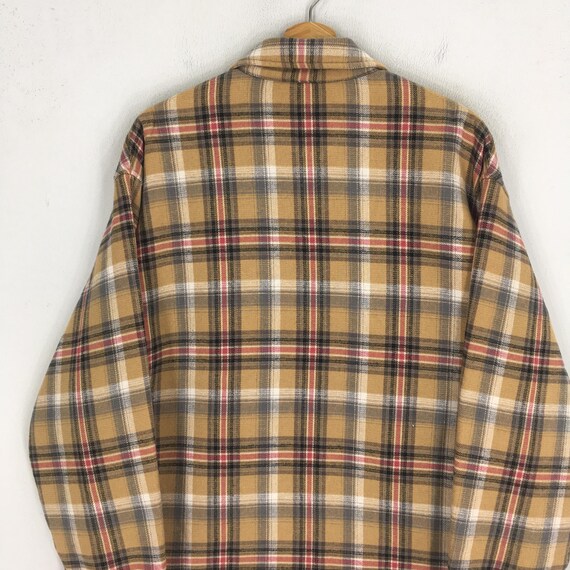 Vintage Pendleton Checkered Brown Jacket Medium P… - image 12