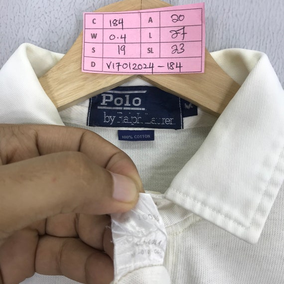 Vintage 90s Polo Ralph Lauren Multicolor Striped Polo Rugby Shirt