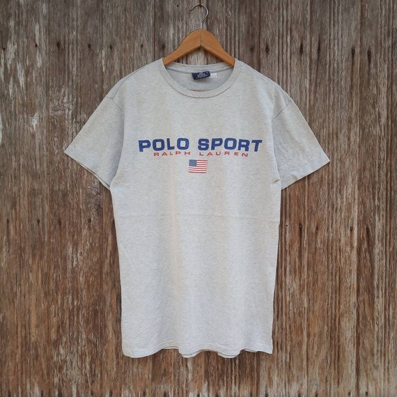 トップス 00s POLO SPORT Ralph Lauren Logo shirt Vintage Polo Sport Ralph Lauren T Shirt Adult L Y2K 2000