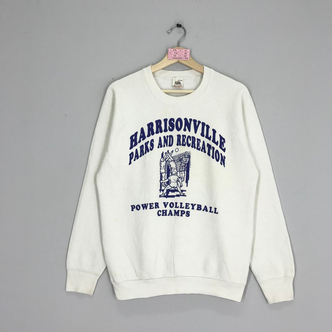 Vintage 90's Harrisonville Park and Recreation Volleyball Sport Sweater ...