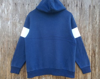 Rare!! Le Coq Sportif Sport Big Logo Sweater Hoodie Medium