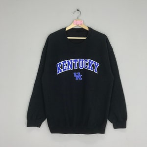 Vintage Kentucky Wildcats Sweater Black Colour Kentucky Wildcats University Sweatshirts Wildcats Crewneck Pullover Size M