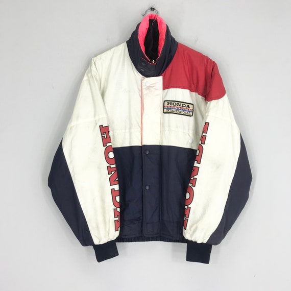 Vintage 90s Honda Racing Team Reversible Zipper Jacket Honda Vintage 90s Honda Racing Team Reversible Zipper Jacket Honda