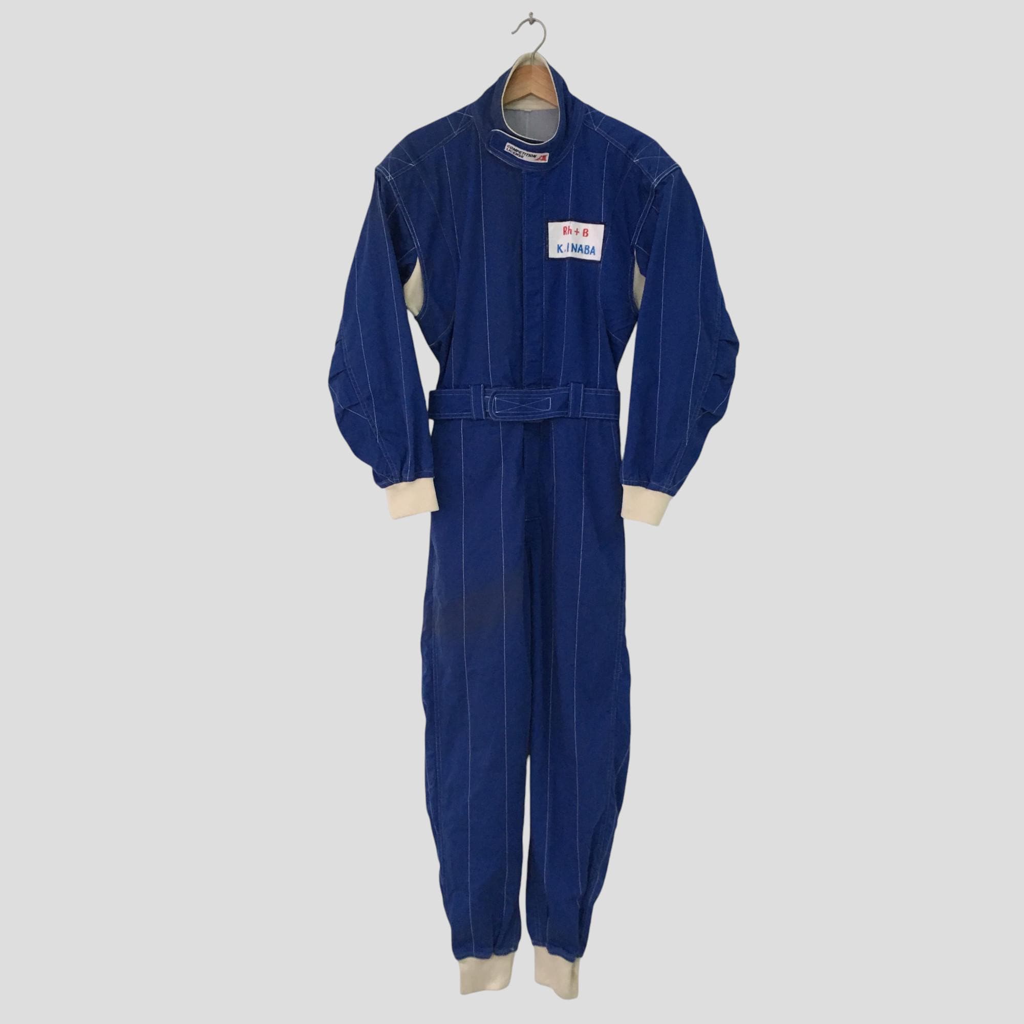 Vintage 90's Blue Workwear Coveralls Japan Large Mechanic Workwear