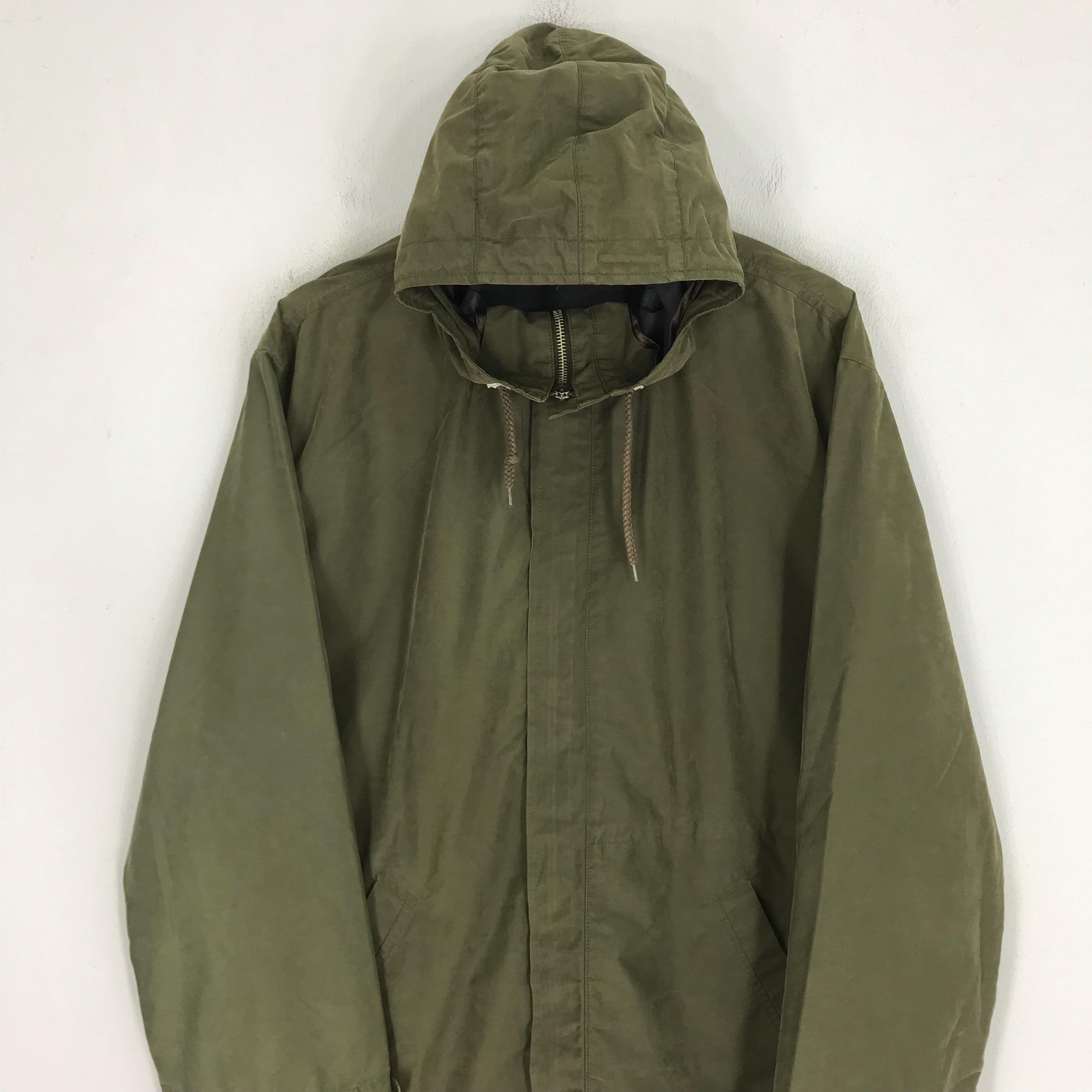 Vintage Paul Smith Jeans Olive Green Parka Jacket Medium