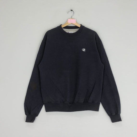 Champion sueter negro imagen sale