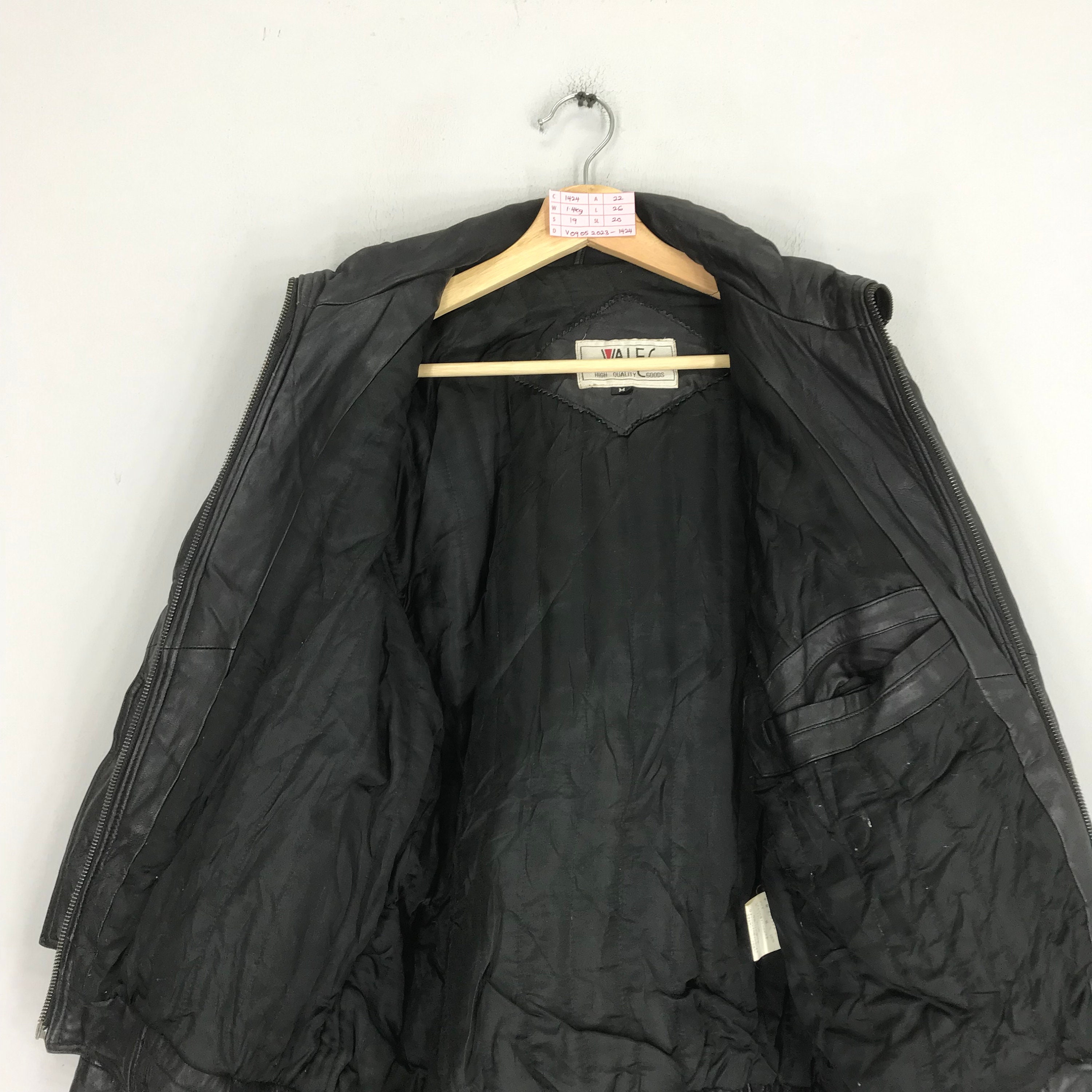 日本最大のブランド Black Style 90's Vintage Double Stylish Jacket Punk Collar ジャケット・アウター