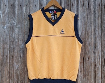 Sudadera sin mangas Le Coq Sportif vintage deportiva talla mediana
