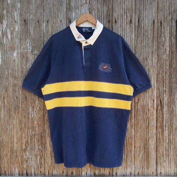 Vintage Polo by Ralph Lauren Fishing Tackle Polo Shirt Colourblock