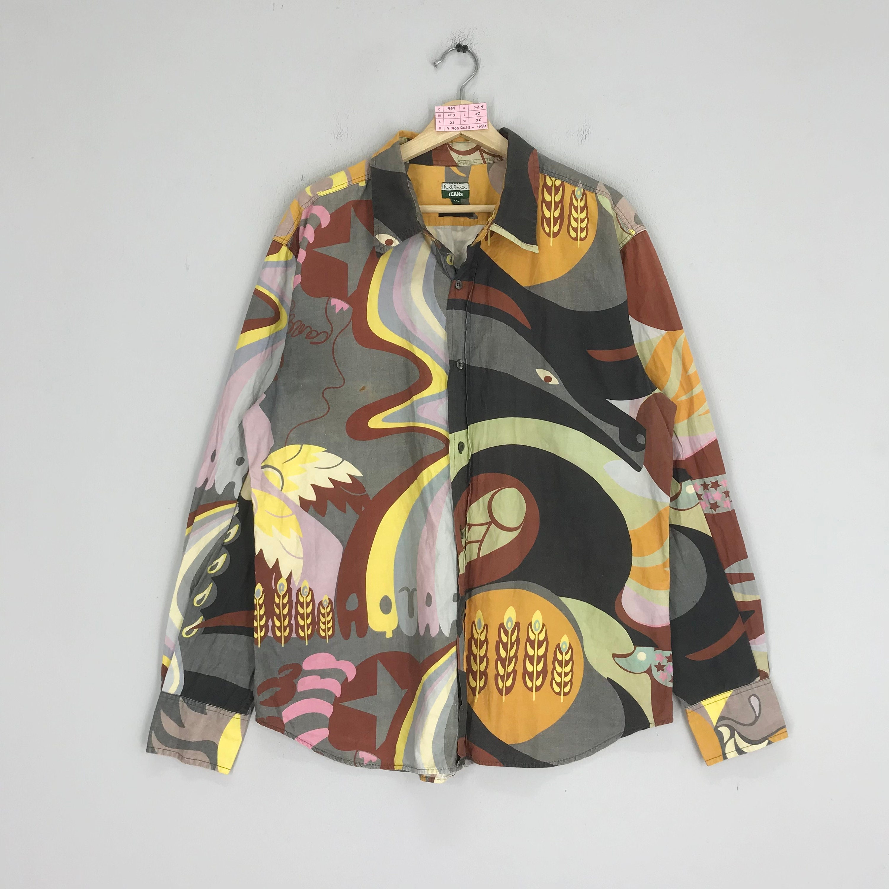 vintage Paul Smith えらば lether caster coat 