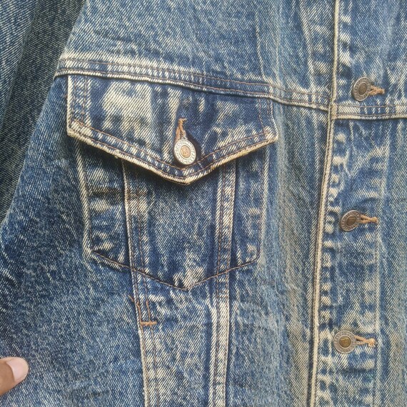 70s BIGJOHN vintage denim jacket USA製 Vintage Big John Denim Jeans Trucker Jacket Acid Wash Jeans Jacket