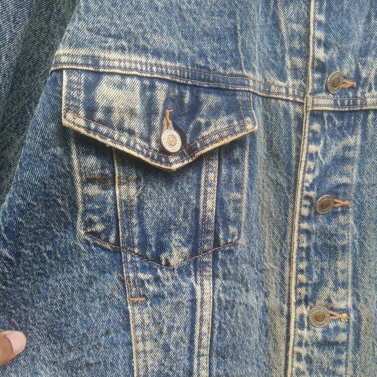 ジャケット・アウター BIG JOHN DENIM TRUCKER JACKET BIG SIZE Big John Japanese Denim Trucker Jacket — Sleeper