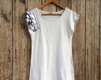 Raro!! Issey Miyake Japan Sleeveless T-shirt da donna con un bel design e stile