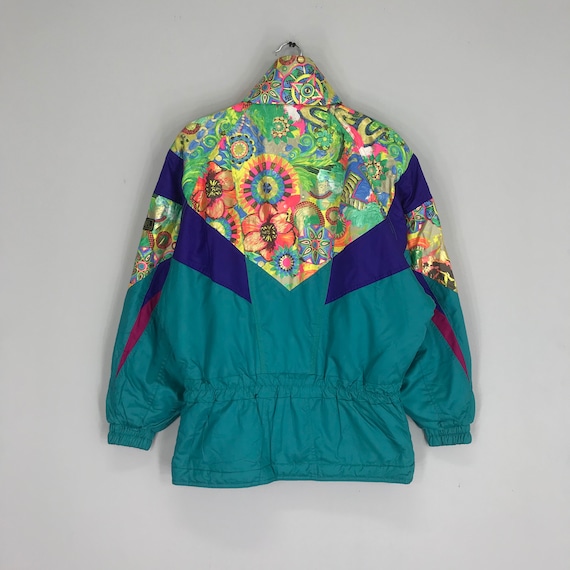 Vintage Ski Wear Snow Gear Winter Jacket Multicolour Warmer Vintage Ski Wear Snow Gear Winter Jacket Multicolour Warmer