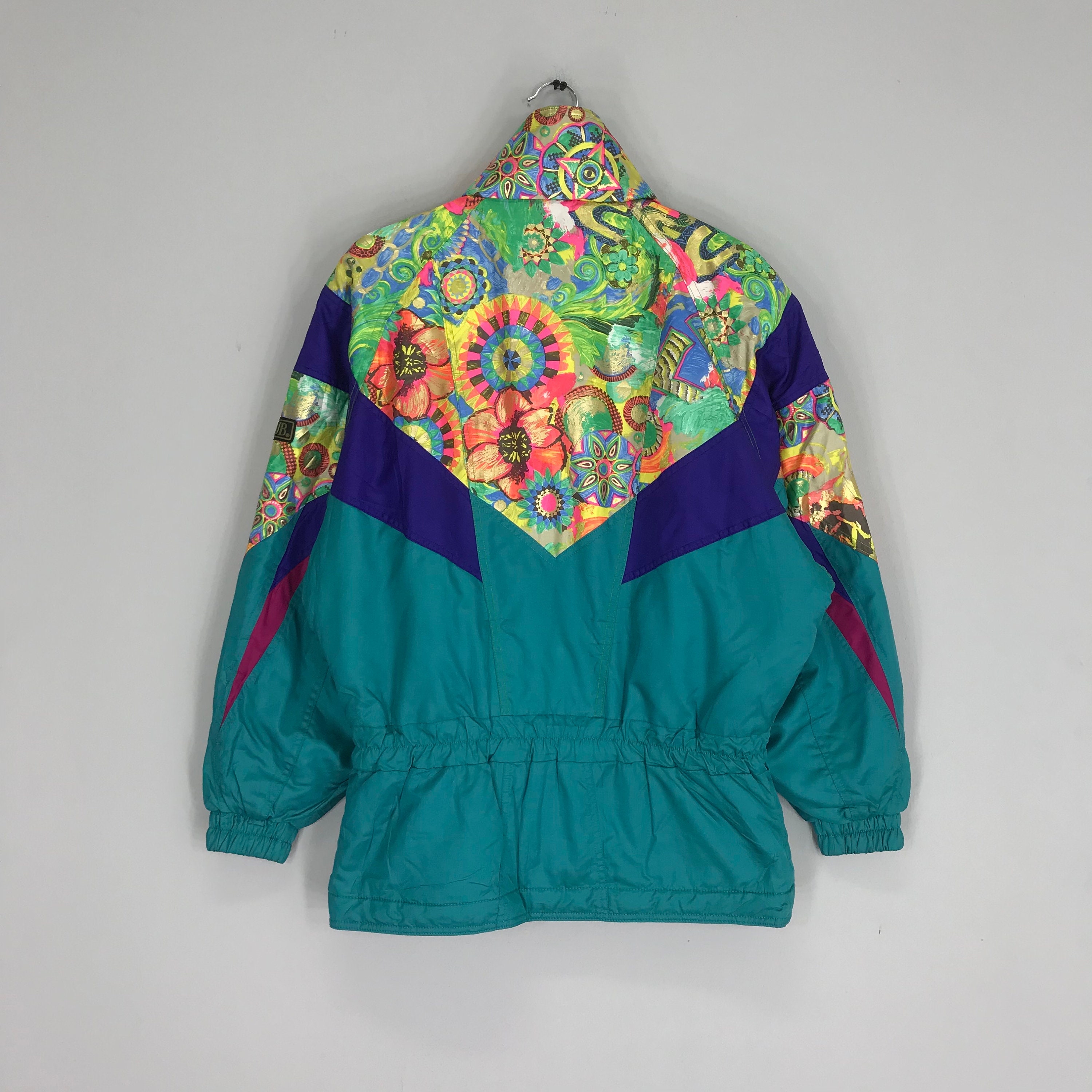 Vintage Ski Wear Snow Gear Winter Jacket Multicolour Warmer Vintage Ski Wear Snow Gear Winter Jacket Multicolour Warmer