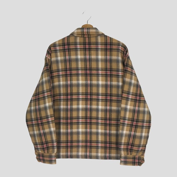 Vintage Pendleton Checkered Brown Jacket Medium P… - image 2