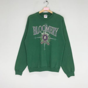 Vintage 90&#39;s Bloomery Sweatshirt Bloomery West Virginia Sweater Green West Virginia Crewneck Bloomery West Virginia Pullover Big Logo Size L
