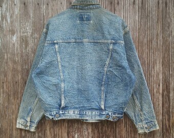 Buy Vintage Big John Denim Jeans Trucker Jacket Acid Wash Jeans