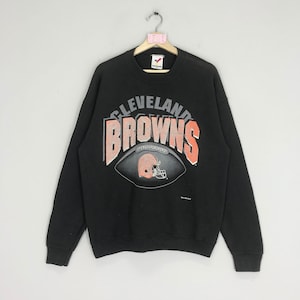 Vintage 90s Cleveland Browns Sweatshirts Cleveland Browns Sportswear Team Sweater Cleveland Browns Crewneck Cleveland Browns Pullover Size L